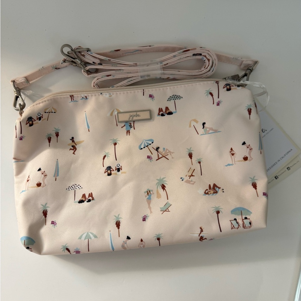 NWT Ju-Ju-Be Beach Print Crossbody Bag
